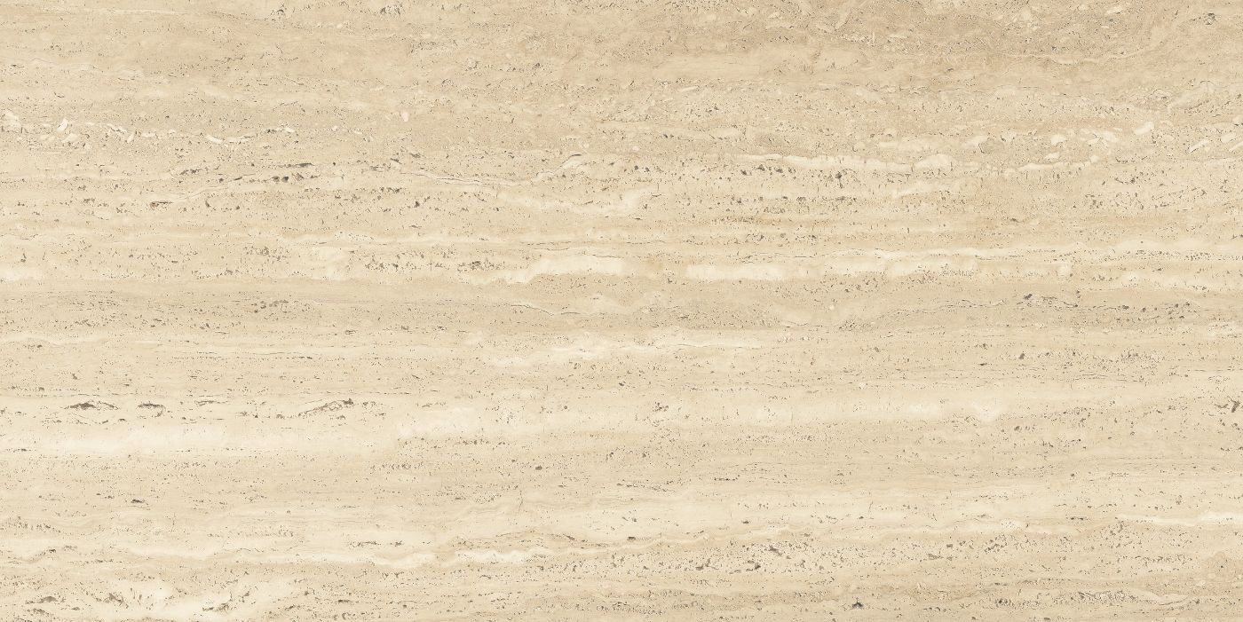 Stone effect porcelain tiles ABK Sensi Roma Cream, 60x120 cm, 8.5 mm, 3D textured (antique)