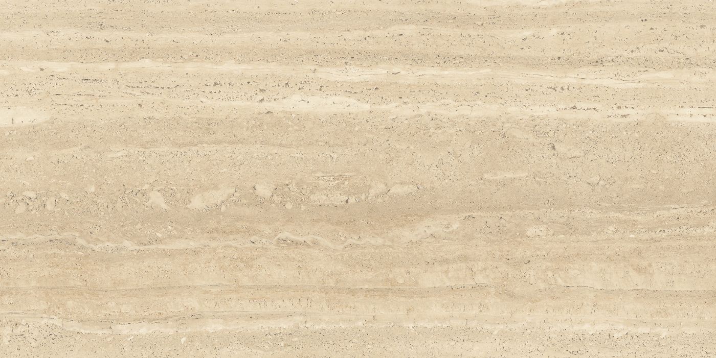 Stone effect porcelain tiles ABK Sensi Roma Cream, 60x120 cm, 8.5 mm, 3D textured (antique)