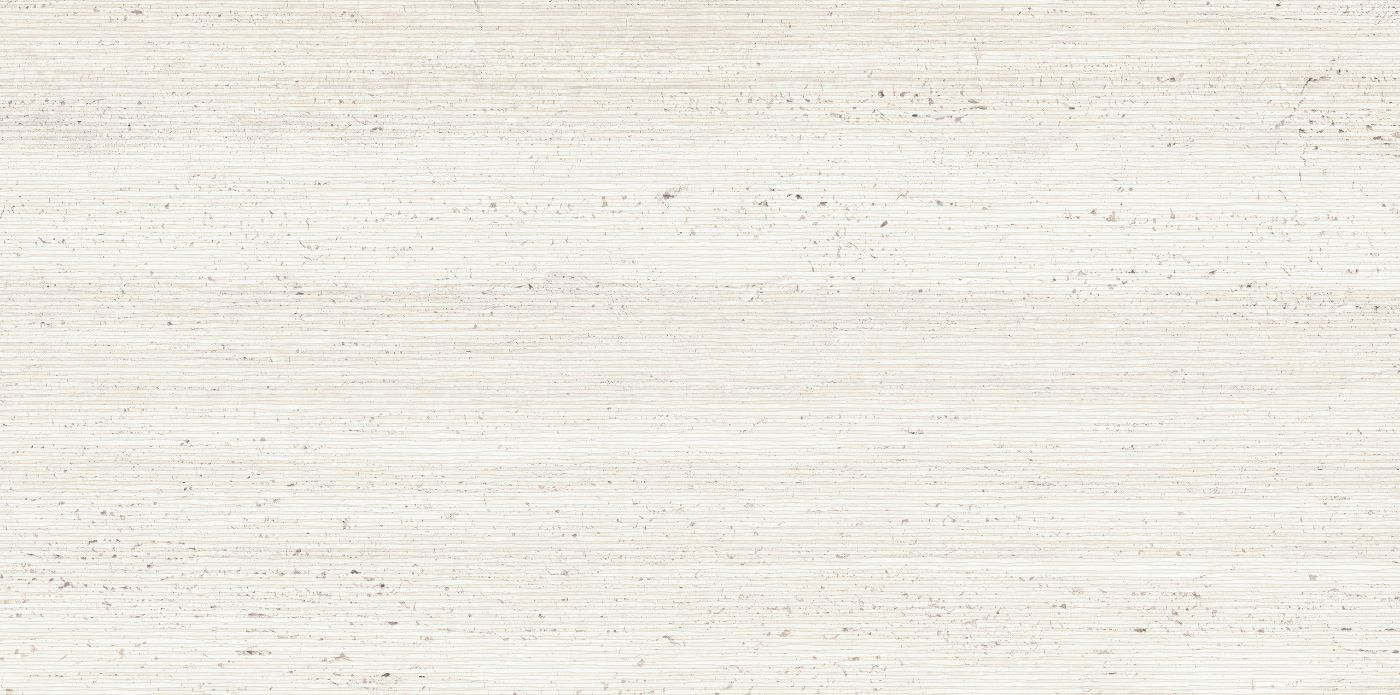 Stone effect decorative tile ABK Sensi Roma Wave White, 60x120 cm, 8.5 mm, matt