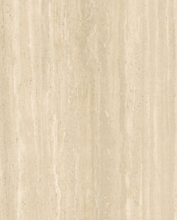 Stone effect porcelain slab ABK Sensi Roma Cream, 120x280 cm, 6 mm, polished 3D textured (lux 3D)