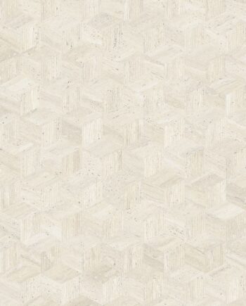 Stone effect decorative tile ABK Sensi Roma Cube Ivory, 120x280 cm, 6 mm, matt