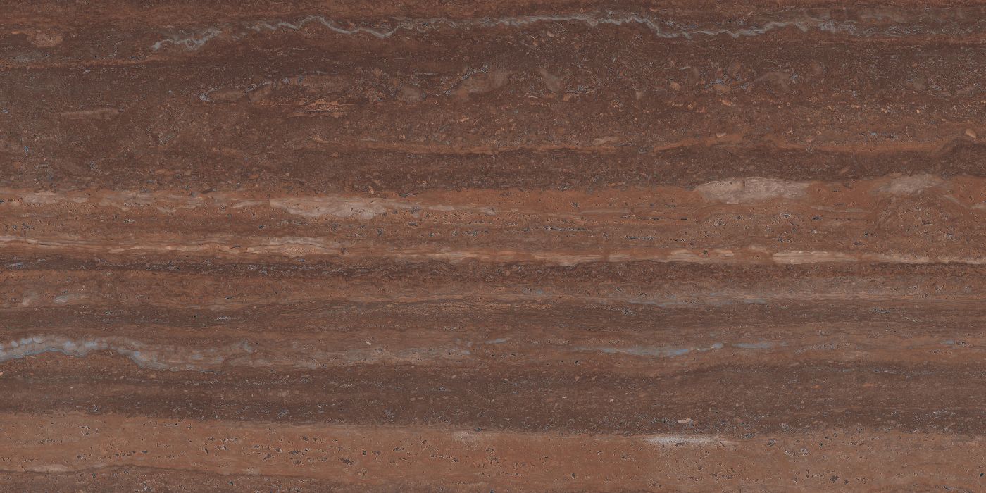 Stone effect porcelain tiles ABK Sensi Roma Red, 60x120 cm, 8.5 mm, natural matt, slip-resistant R10