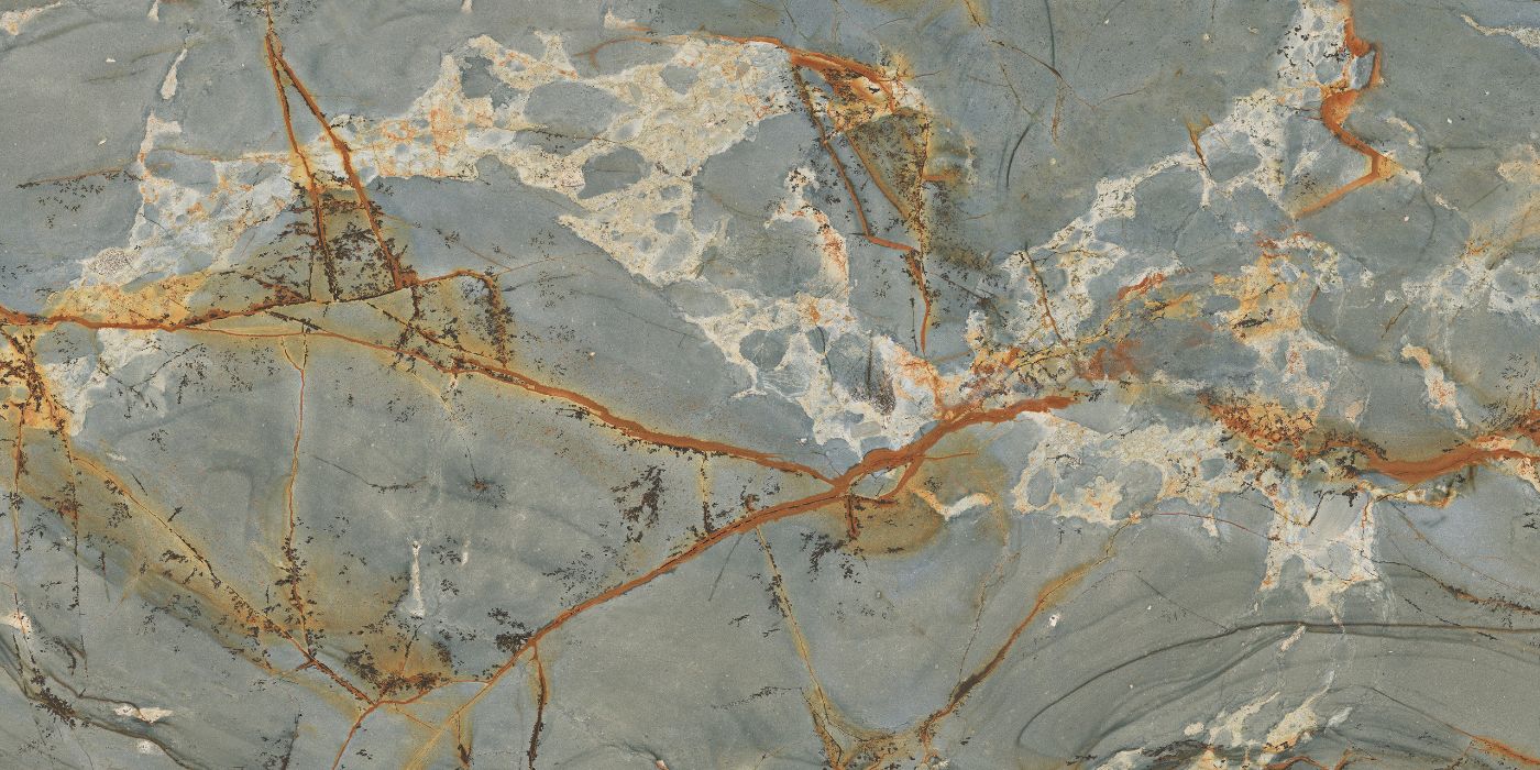 Marble effect mosaic tile ABK Sensi Signoria Ventaglio Roma Imperiale, 28x60 cm, 8.5 mm, polished (lux)