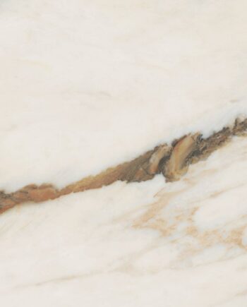 Marble effect porcelain tiles ABK Sensi Signoria Calacatta Vena Oro, 60x120 cm, 8.5 mm, natural matt, slip-resistant R10