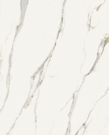 Marble effect porcelain tiles ABK Sensi Signoria Calacatta Michelangelo, 120x120 cm, 8.5 mm, natural matt, slip-resistant R10