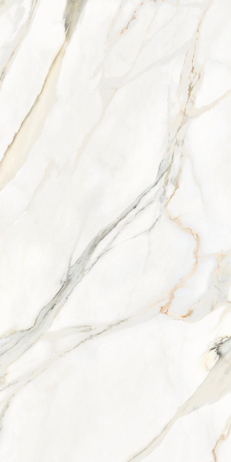 Marble effect porcelain tiles ABK Sensi Signoria Calacatta Michelangelo, 60x120 cm, 8.5 mm, natural matt, slip-resistant R10