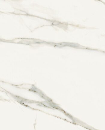 Marble effect porcelain tiles ABK Sensi Signoria Calacatta Michelangelo, 60x120 cm, 8.5 mm, 3D textured (antique)