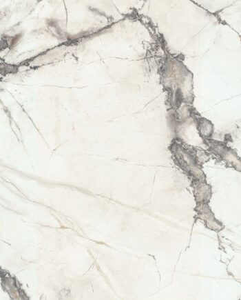 Marble effect porcelain slab ABK Sensi Up Invisible Pearl, 120x280 cm, 6 mm, soft satin