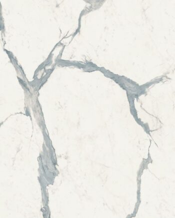 Marble effect porcelain slab ABK Sensi Up Statuario Versilia, 120x280 cm, 6 mm, polished (lux)
