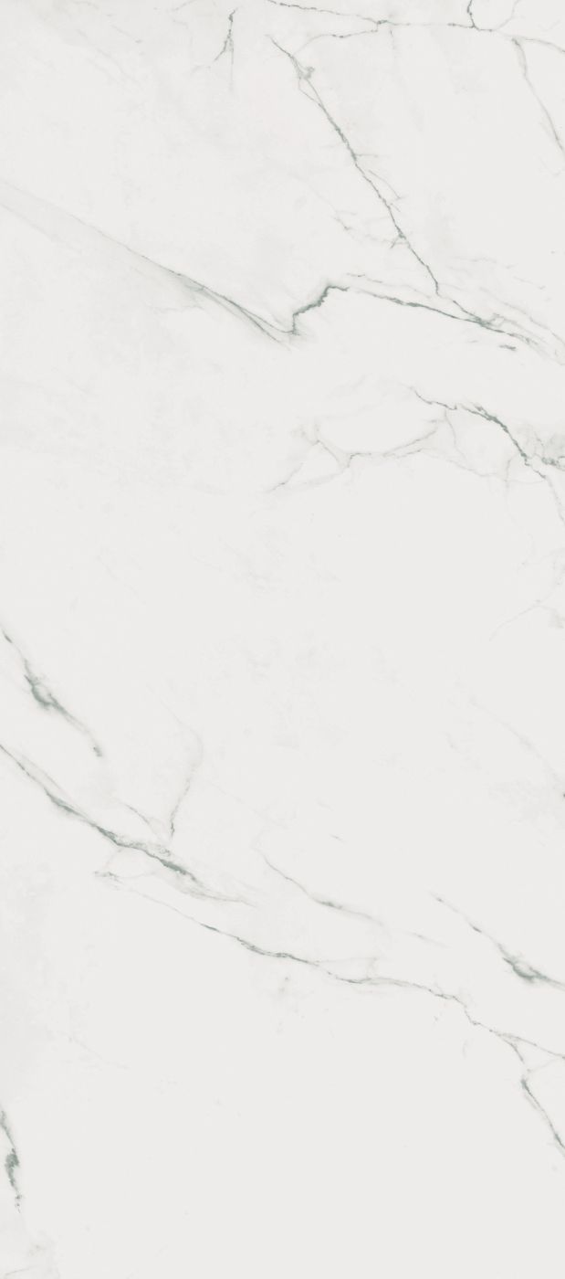 Marble effect porcelain slab ABK Sensi Up Statuario Ultra, 120x280 cm, 6 mm, polished (lux)