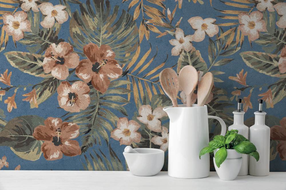 Patterned porcelain wall tile ABK Wide&Style Mini Maui, 60x120 cm, 7 mm, matt