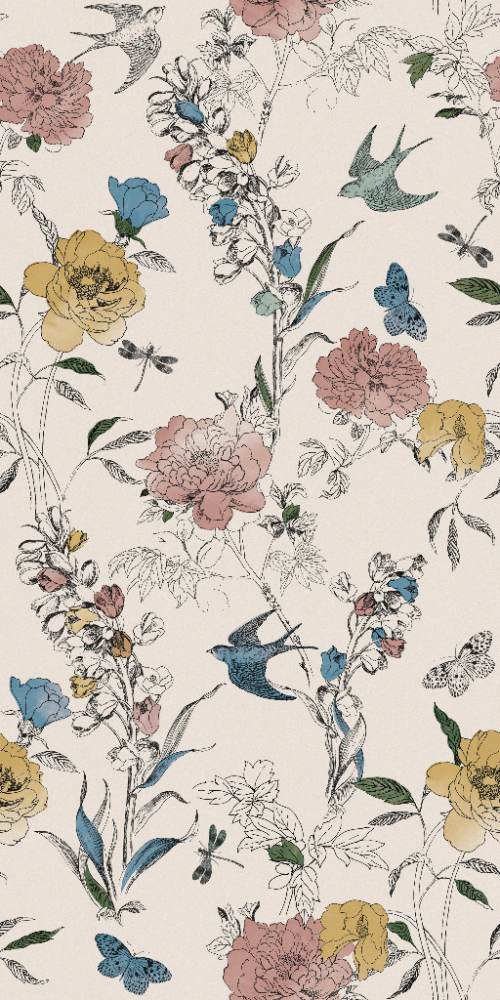 Patterned large porcelain decor slab ABK Wide&Style Handmade, 160x320 cm, 6 mm, matt