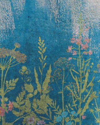 Patterned large porcelain decor slab ABK Wide&Style Botanical B, 160x320 cm, 6 mm, matt