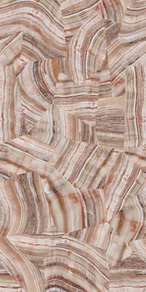 Patterned large porcelain decor slab ABK Wide&Style Onyx, 160x320 cm, 6 mm, matt
