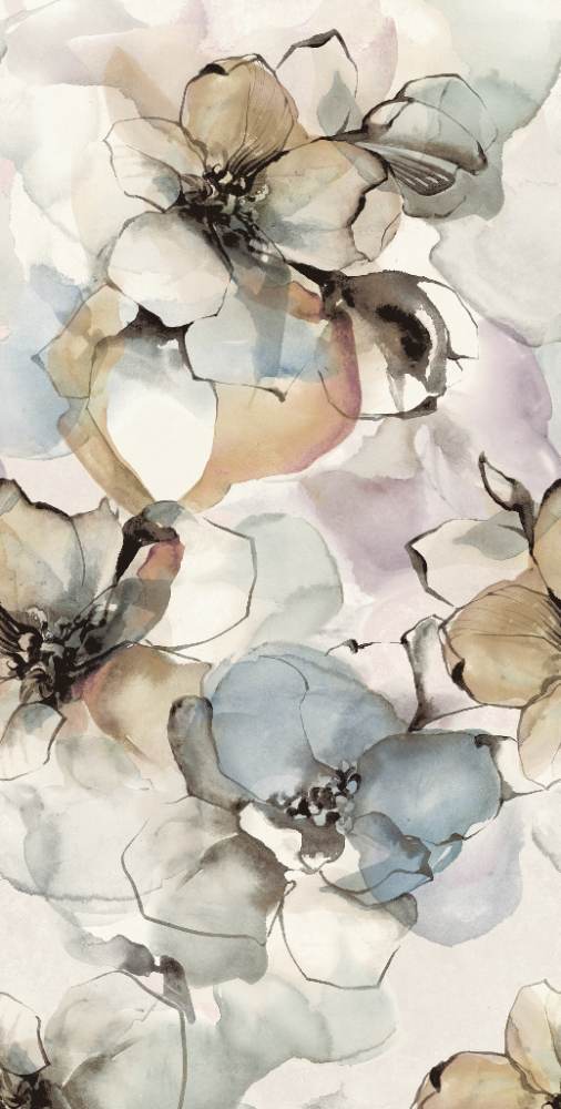 Patterned large porcelain decor slab ABK Wide&Style Spring, 160x320 cm, 6 mm, matt