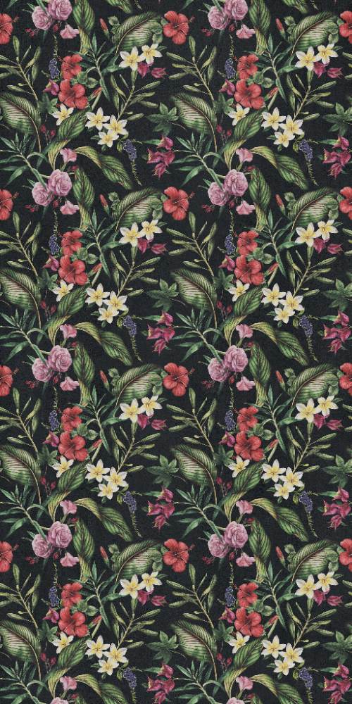 Patterned large porcelain decor slab ABK Wide&Style Tropicana, 160x320 cm, 6 mm, matt