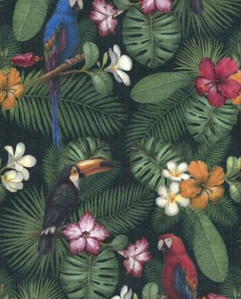 Patterned large porcelain decor slab ABK Wide&Style Rain Forest, 160x320 cm, 6 mm, matt