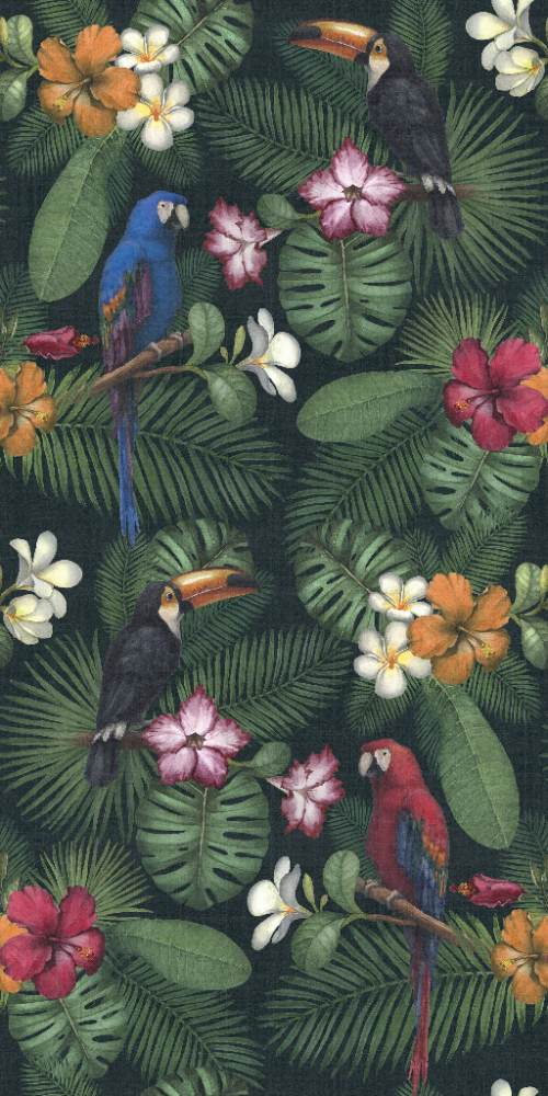 Patterned large porcelain decor slab ABK Wide&Style Rain Forest, 160x320 cm, 6 mm, matt
