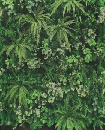 Patterned large porcelain decor slab ABK Wide&Style Secret Garden Wall, 160x320 cm, 6 mm, matt