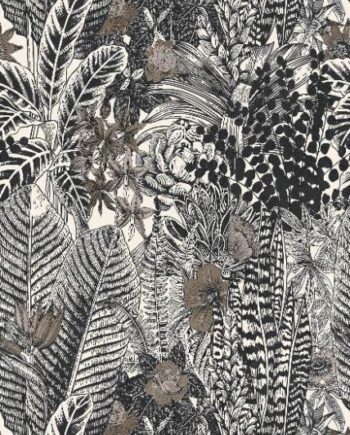Patterned large porcelain decor slab ABK Wide&Style Esotica, 120x280 cm, 6 mm, matt