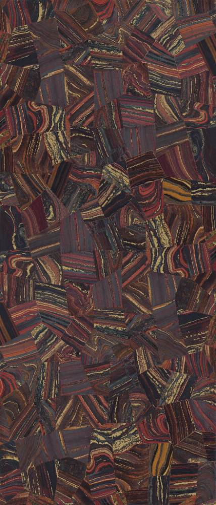 Patterned large porcelain decor slab ABK Wide&Style Precious Cherry, 120x280 cm, 6 mm, matt