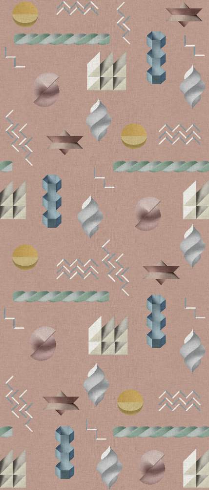 Patterned decorative porcelain tile ABK Wide&Style Dreams, 120x240 cm (4 x 60x120 cm), 8.5 mm, matt