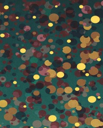 Patterned decorative porcelain tile ABK Wide&Style Confetti Green B, 120x240 cm (4 x 60x120 cm), 8.5 mm, matt