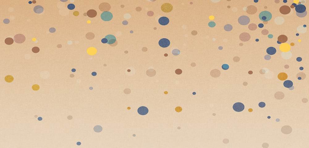 Patterned decorative porcelain tile ABK Wide&Style Confetti Blue B, 120x240 cm (4 x 60x120 cm), 8.5 mm, matt