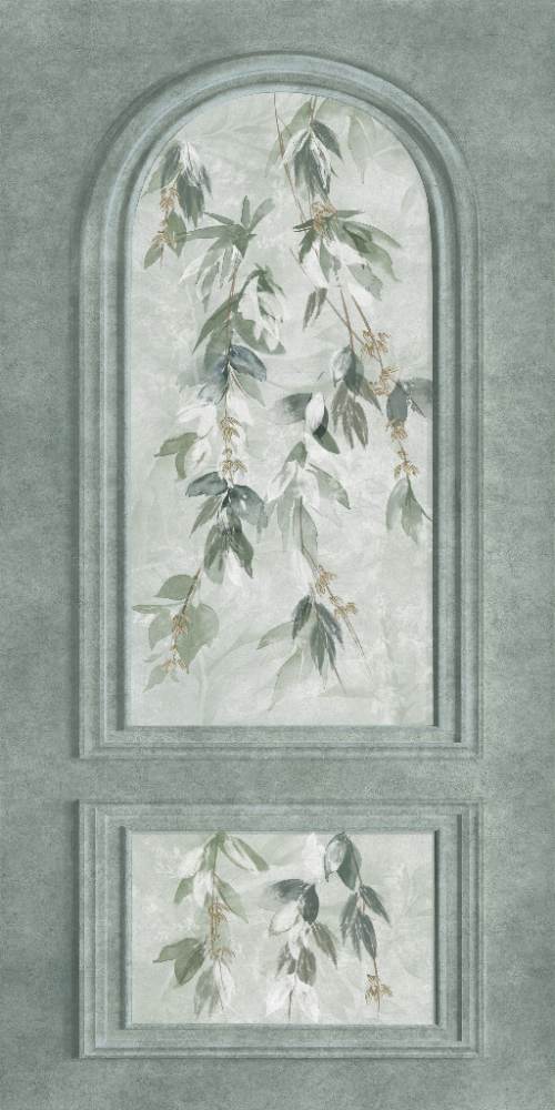 Patterned large porcelain decor slab ABK Wide&Style Palazzo A, 160x320 cm, 6 mm, matt