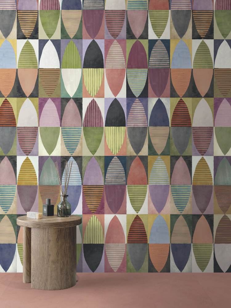 Patterned large porcelain decor slab ABK Wide&Style Africa, 120x280 cm, 6 mm, matt
