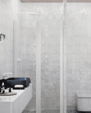 Alcove shower screen Hietakari Infinia 241, hinged door + hinged door