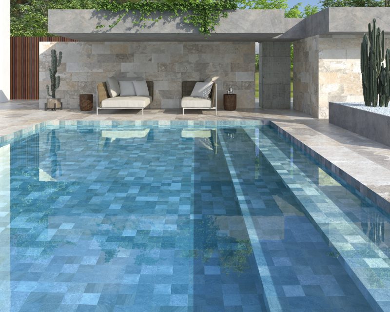 Kiltkivi imitatsiooniga portselanplaat Dune Ardesia Chiara, 60x120 cm, 9 mm, hele kvartsiidihall, R11