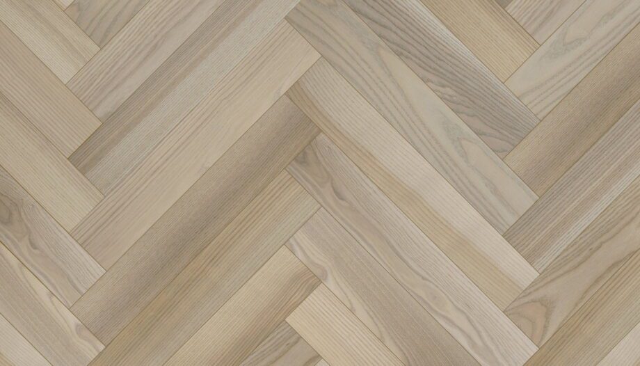 Ash Herringbone Parquet Esta Elegant Sandstone Original 600 mm extra matt lacquered – close-up Ash Herringbone Parquet Esta Elegant Sandstone Original 600 mm extra matt lacquered – 3