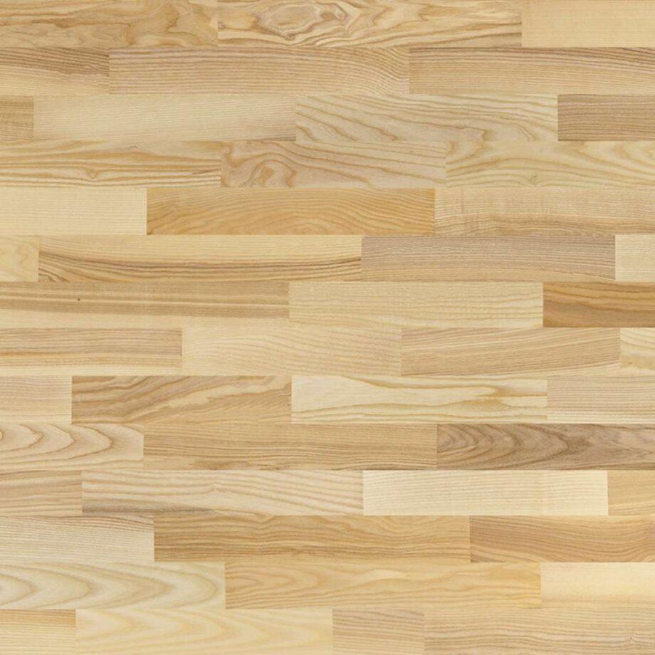 Ash Parquet Flooring 3-Strip Esta Elegant Pure Line extra matt lacquered Ash Parquet Flooring 3-Strip Esta Elegant Pure Line extra matt lacquered