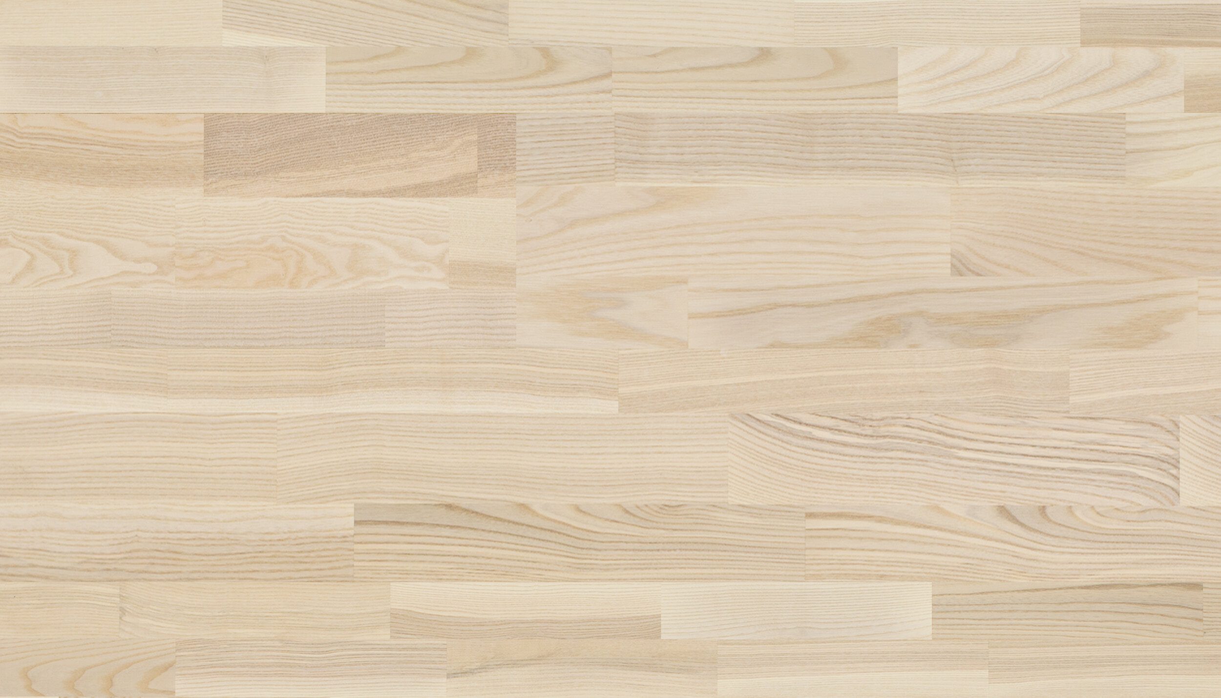 Ash Parquet Flooring 3-Strip Esta Elegant White matt lacquered – 3