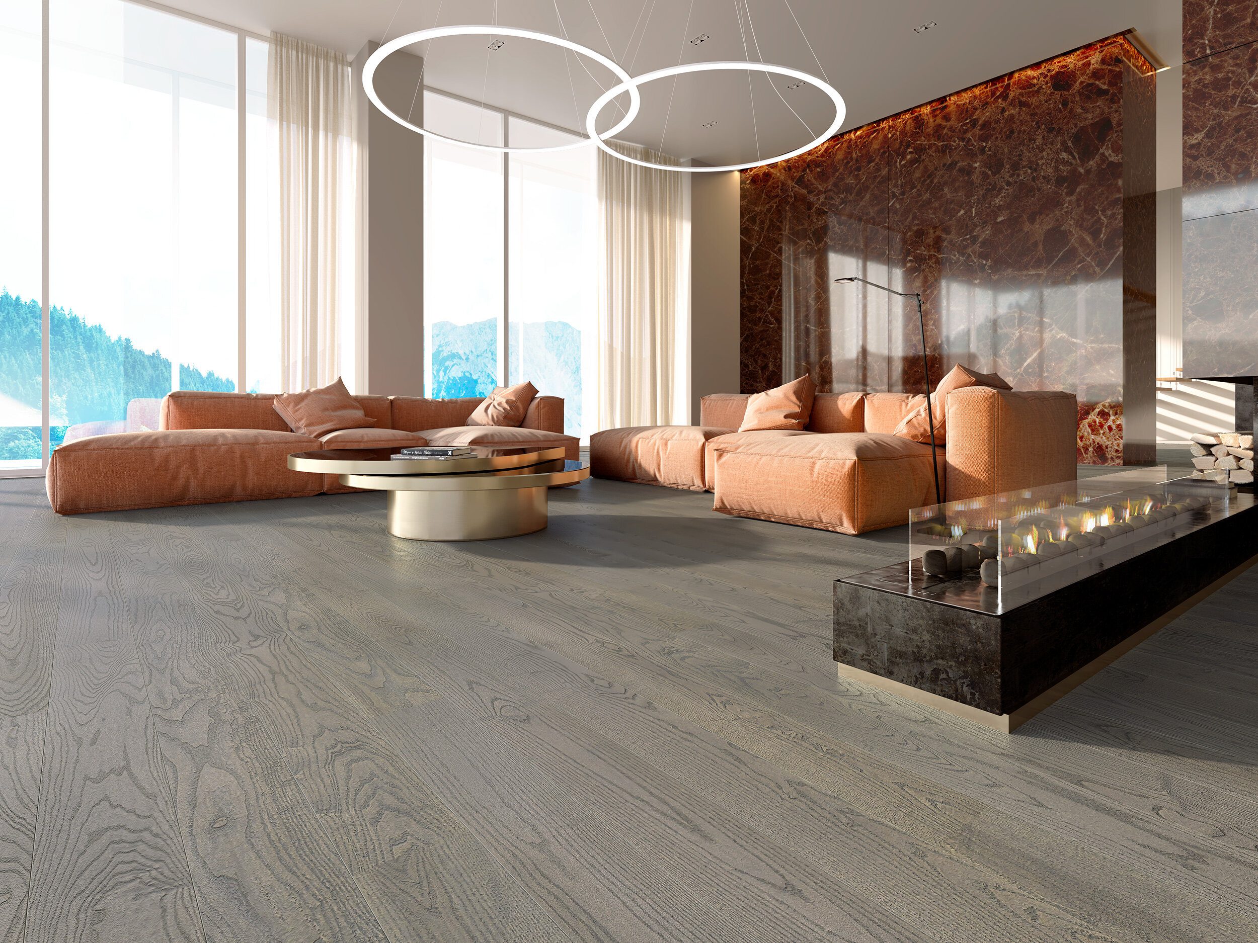 Ash Parquet Flooring Esta Elegant Dusky Grey extra matt lacquered – 3