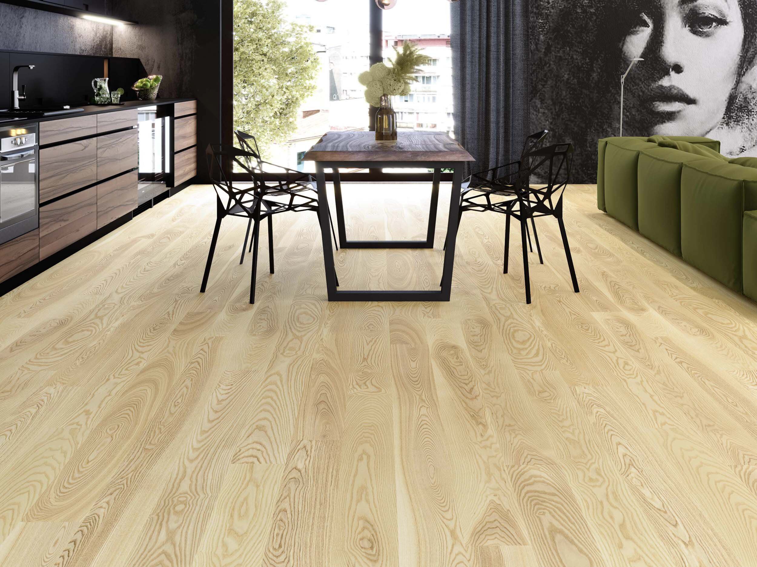 Ash Parquet Flooring Esta Elegant Pure Line 180 mm extra matt lacquered – 3