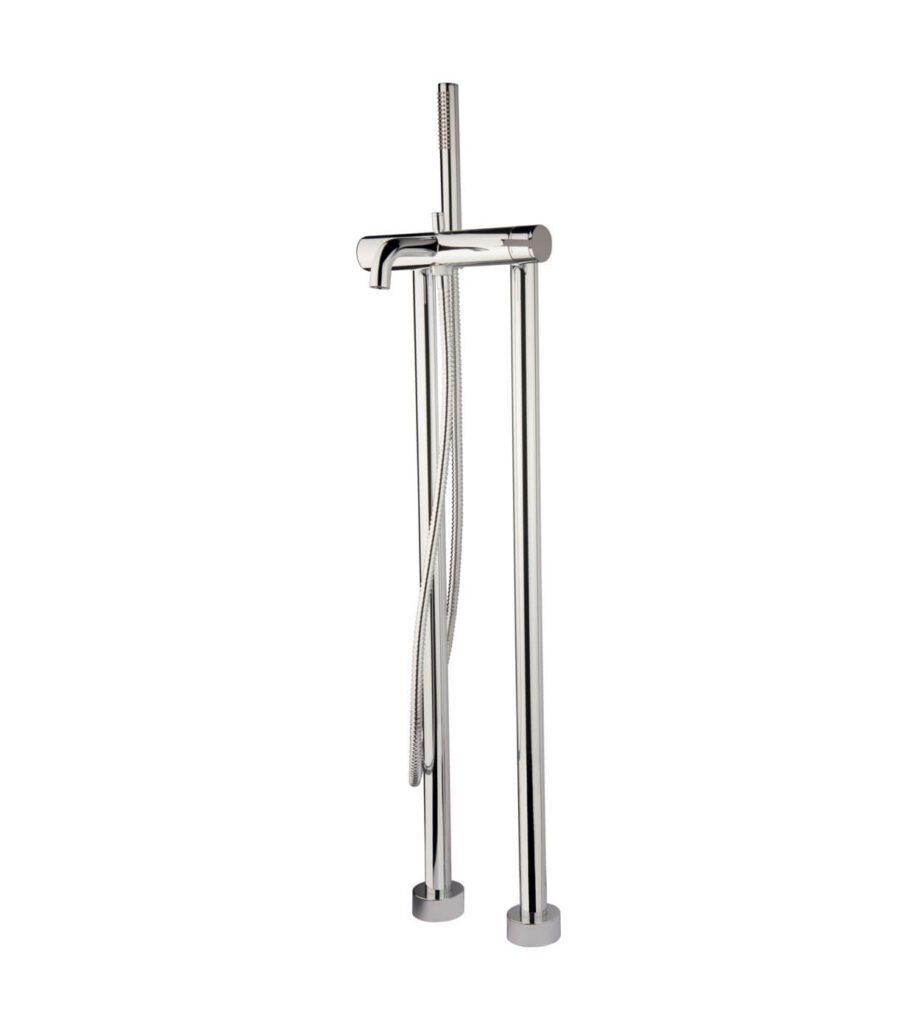 Bath mixer on floor columns Emmevi Filobrass 8500128 with hand shower Bath mixer on floor columns Emmevi Filobrass 8500128 with hand shower