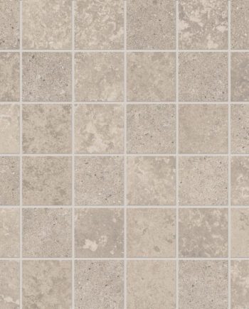 Ceramic tiles ABK Unika Ecru rett mosaic quadr. 30x30cm