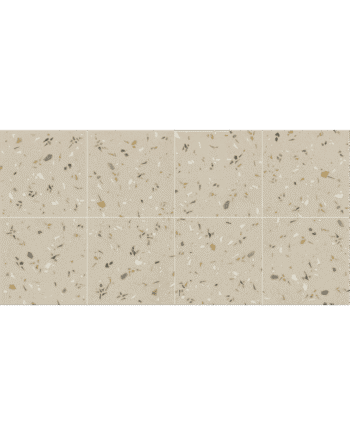 Colourful terrazzo-effect porcelain tile Dune Fragmenta Arena, 20x20 cm, 9 mm, hand-painted effect, Soft&Safe, R10