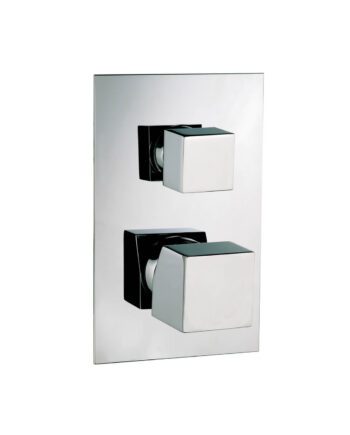 Concealed shower mixer Emmevi Gea 26019CER, 2 outlets, diverter cartridge