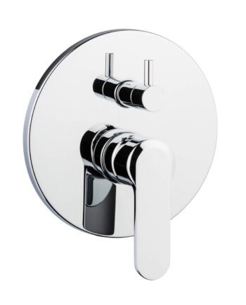 Concealed shower mixer Emmevi Nefer 77019CER, 2 outlets, diverter cartridge