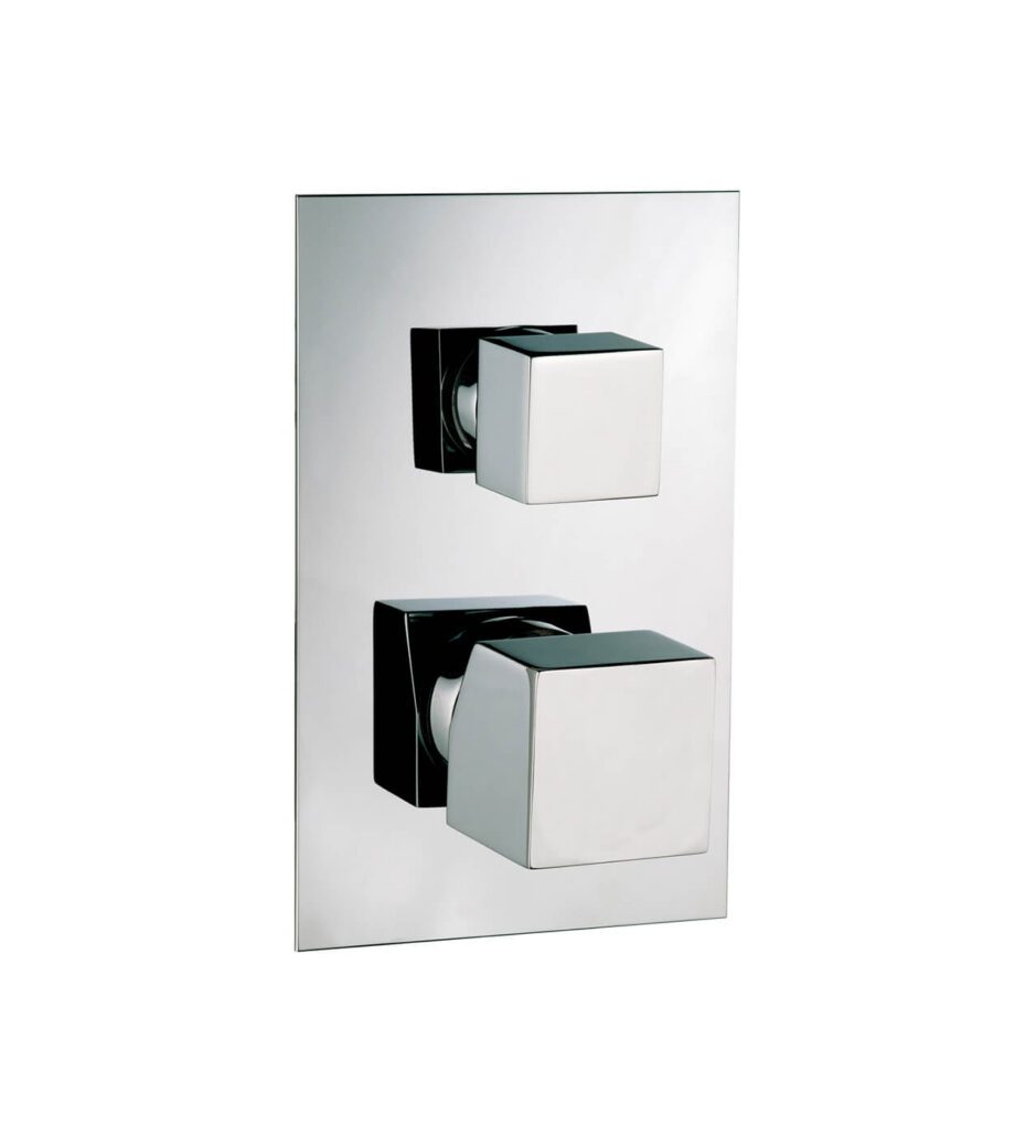 Concealed shower mixer Emmevi Siris 47019CER, 2 outlets, diverter cartridge, chrome, lever without stem Concealed shower mixer Emmevi Siris 47019CER, 2 outlets, diverter cartridge