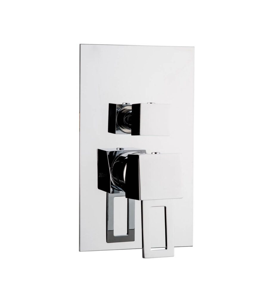 Concealed shower mixer Emmevi Siris 47019CER, 2 outlets, diverter cartridge, chrome, holed lever Concealed shower mixer Emmevi Siris 47019CER, 2 outlets, diverter cartridge – 3