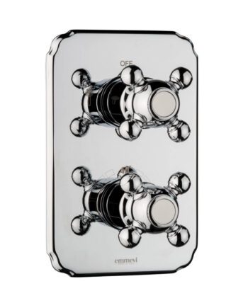Concealed thermostatic shower mixer Emmevi Decò Classic 12329, 3 outlets