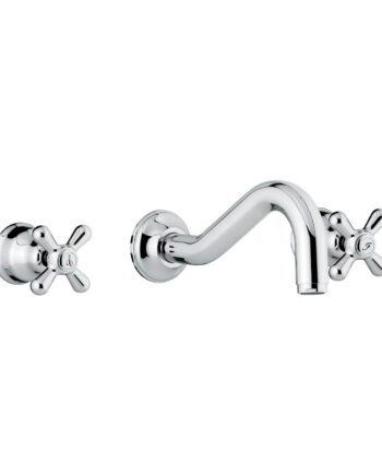 Concealed three-hole basin mixer Emmevi Decò Classic 12055