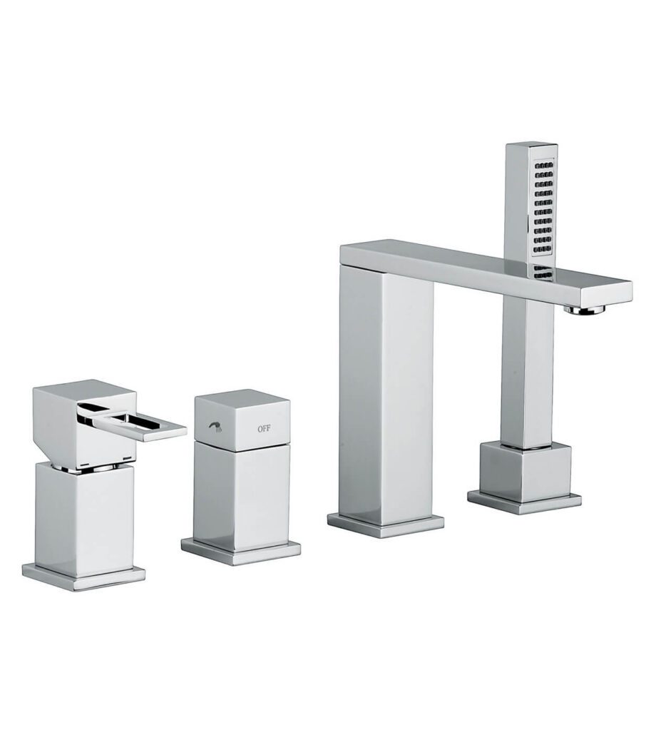 Deck-mounted bath mixer Emmevi Gea 26120, 4 holes, chrome, holed lever Deck-mounted bath mixer Emmevi Gea 26120, 4 holes – 3