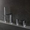 Deck-mounted bath mixer Emmevi Stele 99120, 4 holes, chrome Deck-mounted bath mixer Emmevi Stele 99120, 4 holes – 2