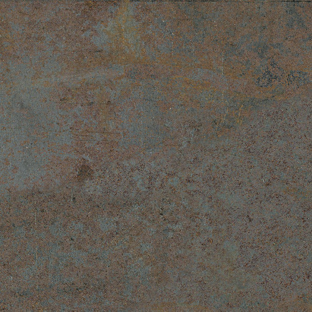 Roostes metalli efektiga portselanplaat Dune Diurne Oxide, 20x20 cm, 9 mm, roostepruun