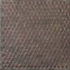 187773-2 Perforeeritud metallpaneeli efektiga portselanplaat Dune Diurne Oxide Plate, 20x20 cm, 9 mm, roostepruun